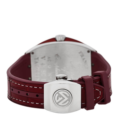 Franck Muller Stainless Steel Alligator 43mm Vanguard Yachting Automatic Watch Burgundy V43SCDT 3 of 5