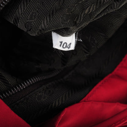 Prada Nylon Vela Small Backpack Red 7 of 7