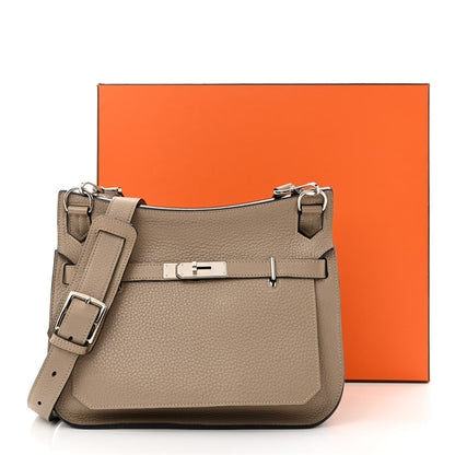 Hermes Taurillon Clemence Jypsiere 28 Gris Tourterelle 14 of 14