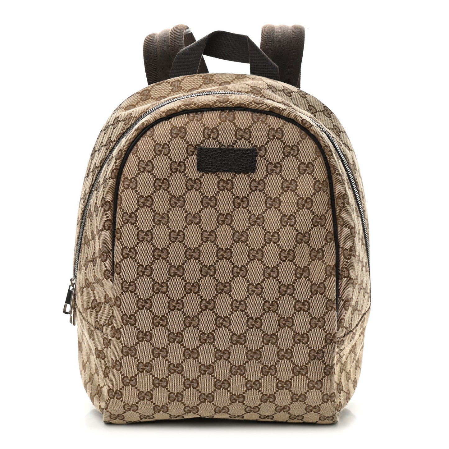 GG Monogram Travel Backpack Dark Brown