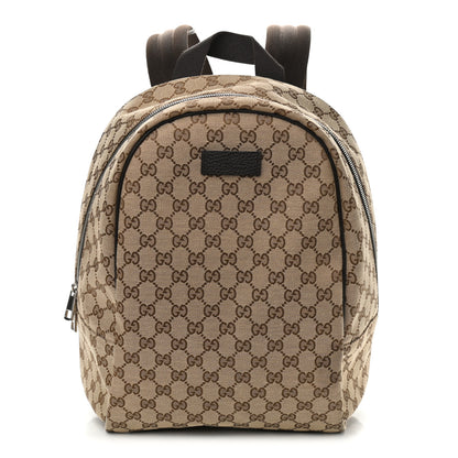 Gucci GG Monogram Travel Backpack Dark Brown 1 of 11