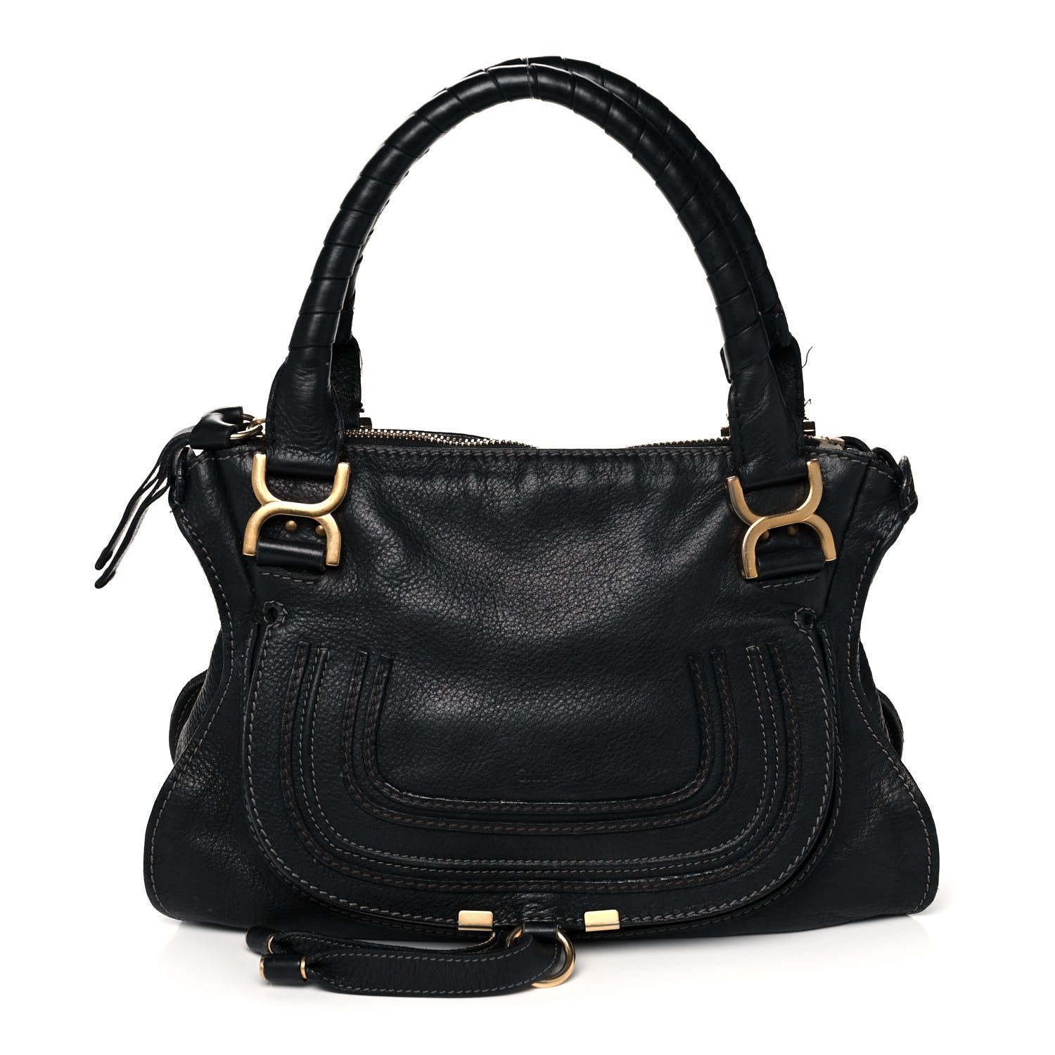 Chloe Calfskin Medium Marcie Satchel Black 1 of 24