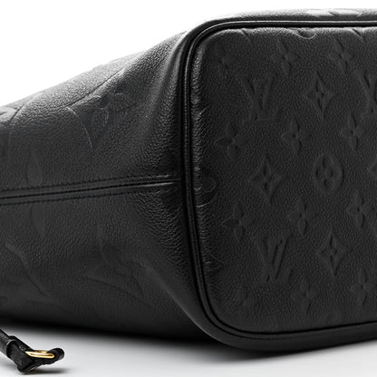 Louis Vuitton Empreinte Monogram Giant Neverfull MM Black 8 of 12