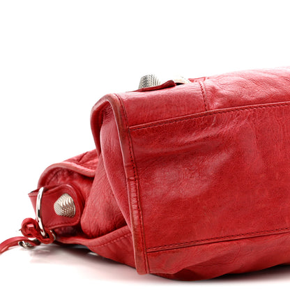Balenciaga Agneau Giant 21 Silver Hardware City Rouge Coquelicot 10 of 17
