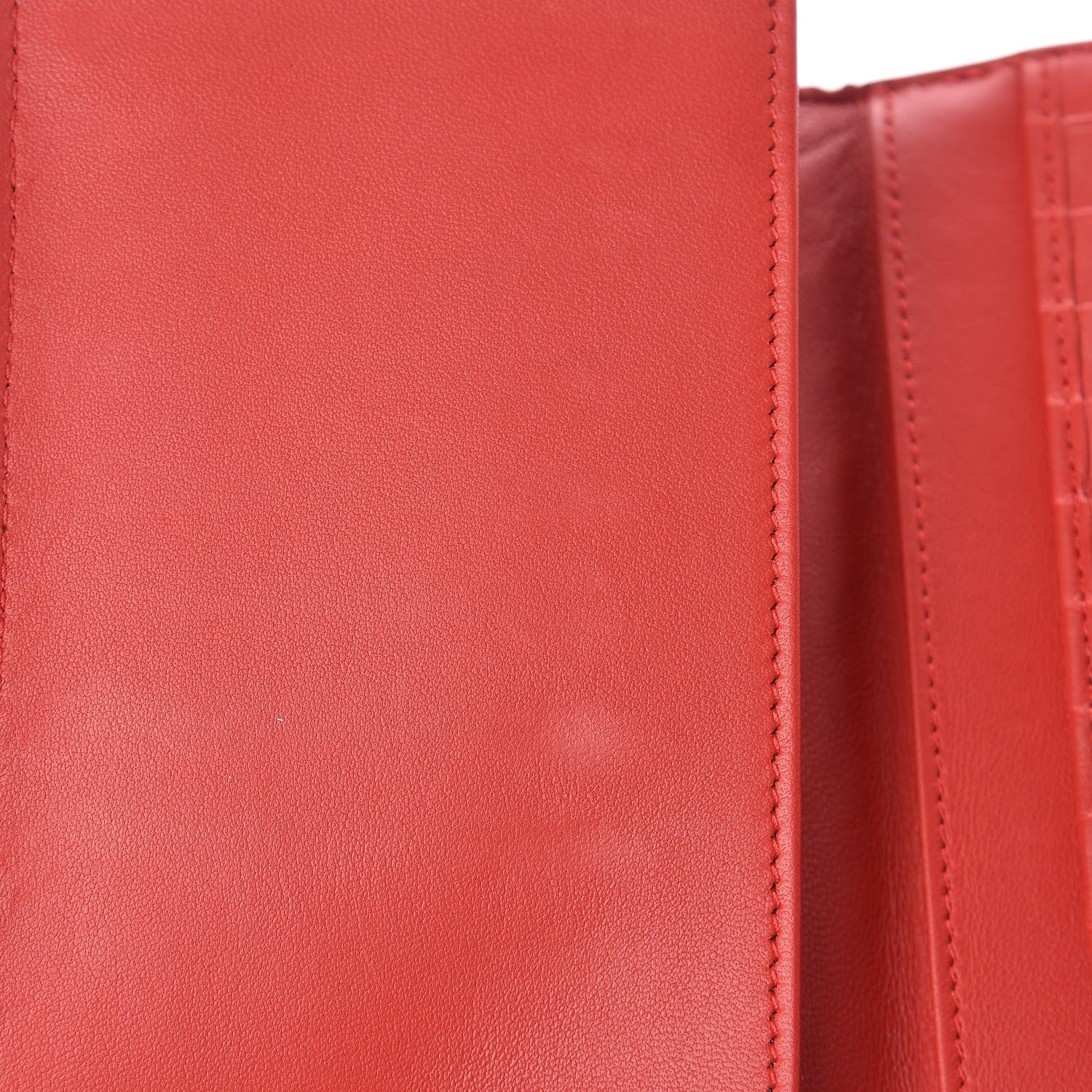 Bottega Veneta Nappa Intrecciato Continental Wallet Red 9 of 11
