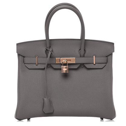 Hermes Togo Birkin 30 Etain 1 of 8