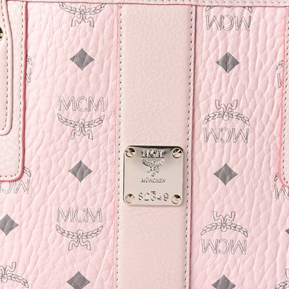 MCM Visetos Medium Liz Reversible Shopper Tote Soft Pink 11 of 14
