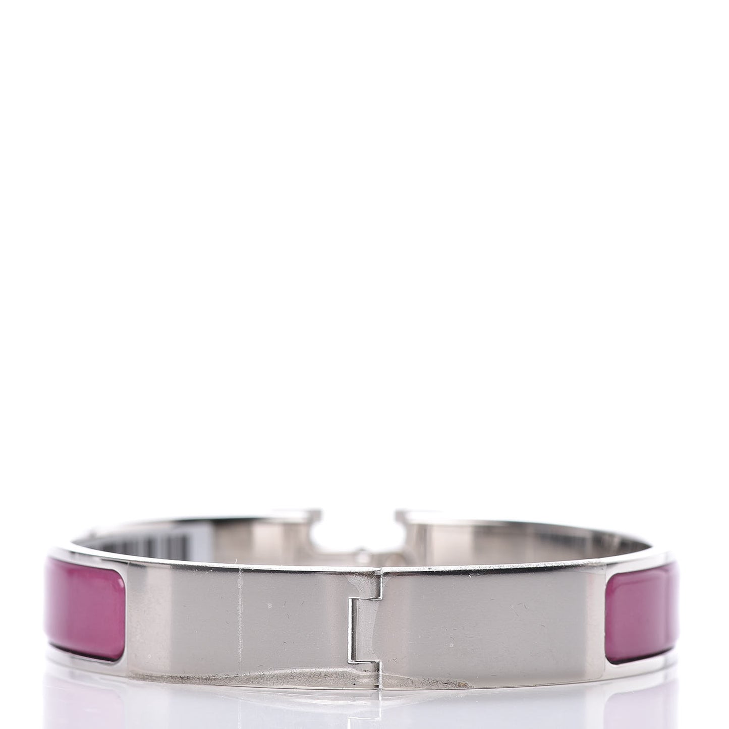 Enamel Narrow Clic Clac H Bracelet GM Rose Azalee
