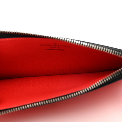 Louis Vuitton Taigarama Coin Card Holder Fire Red 5 of 7