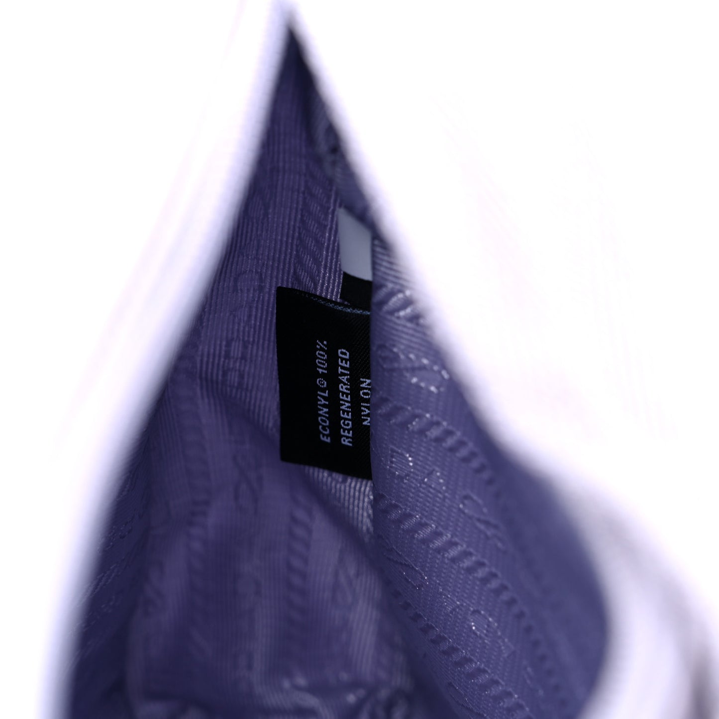 Re-Nylon Saffiano Mini Re-Edition 2000 Bag Glicine