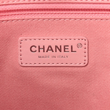 Chanel Mixed Fibers Small Deauville Tote Pink 7 of 10