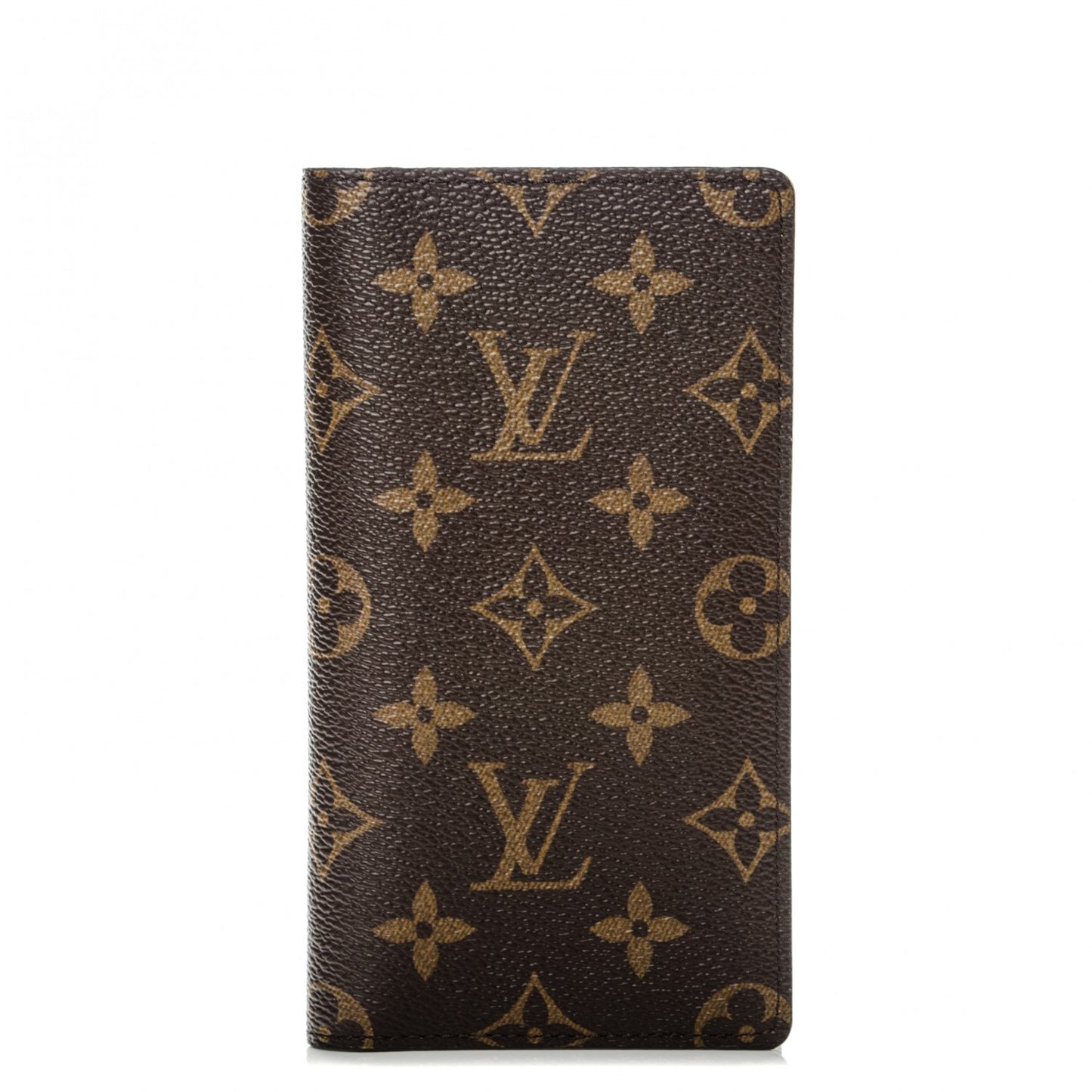 Monogram Checkbook Holder Wallet