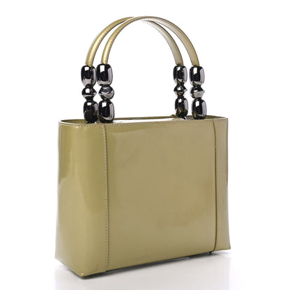 Christian Dior Calfskin Maris Pearl Beaded Top Handle Bag Beige 2 of 4