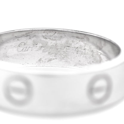Cartier 18K White Gold 5.5mm LOVE Ring 64 10.75 4 of 4