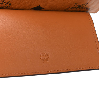 MCM Visetos Patricia Card Case Cognac 7 of 8