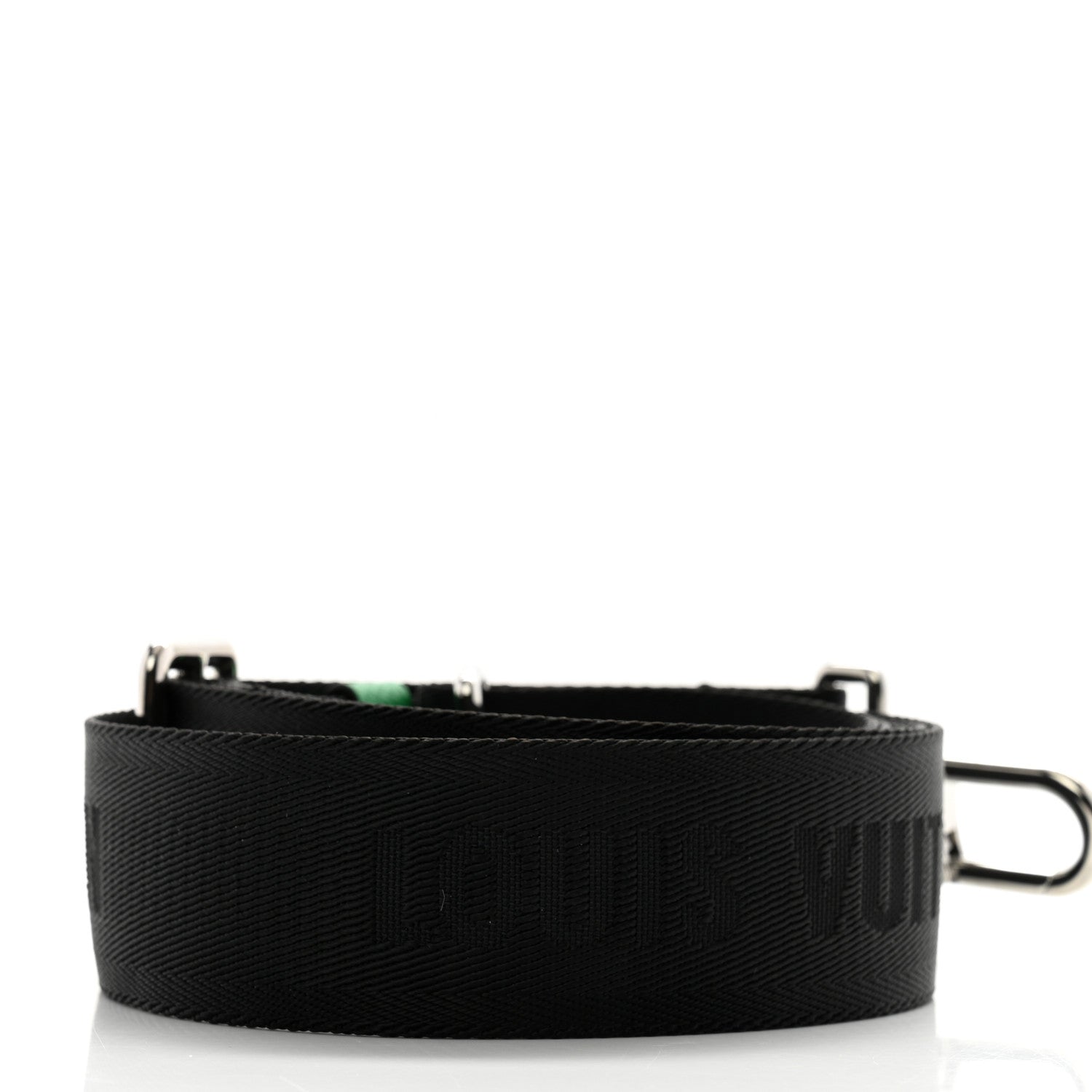 Louis Vuitton Nylon Messenger Adjustable Shoulder Strap Black 2 of 3
