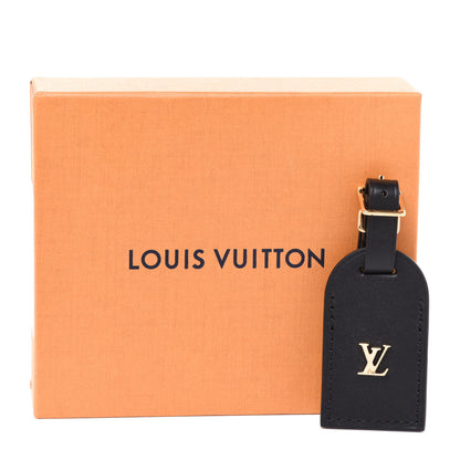 Louis Vuitton Calfskin Odeon Bag Charm Black 4 of 4