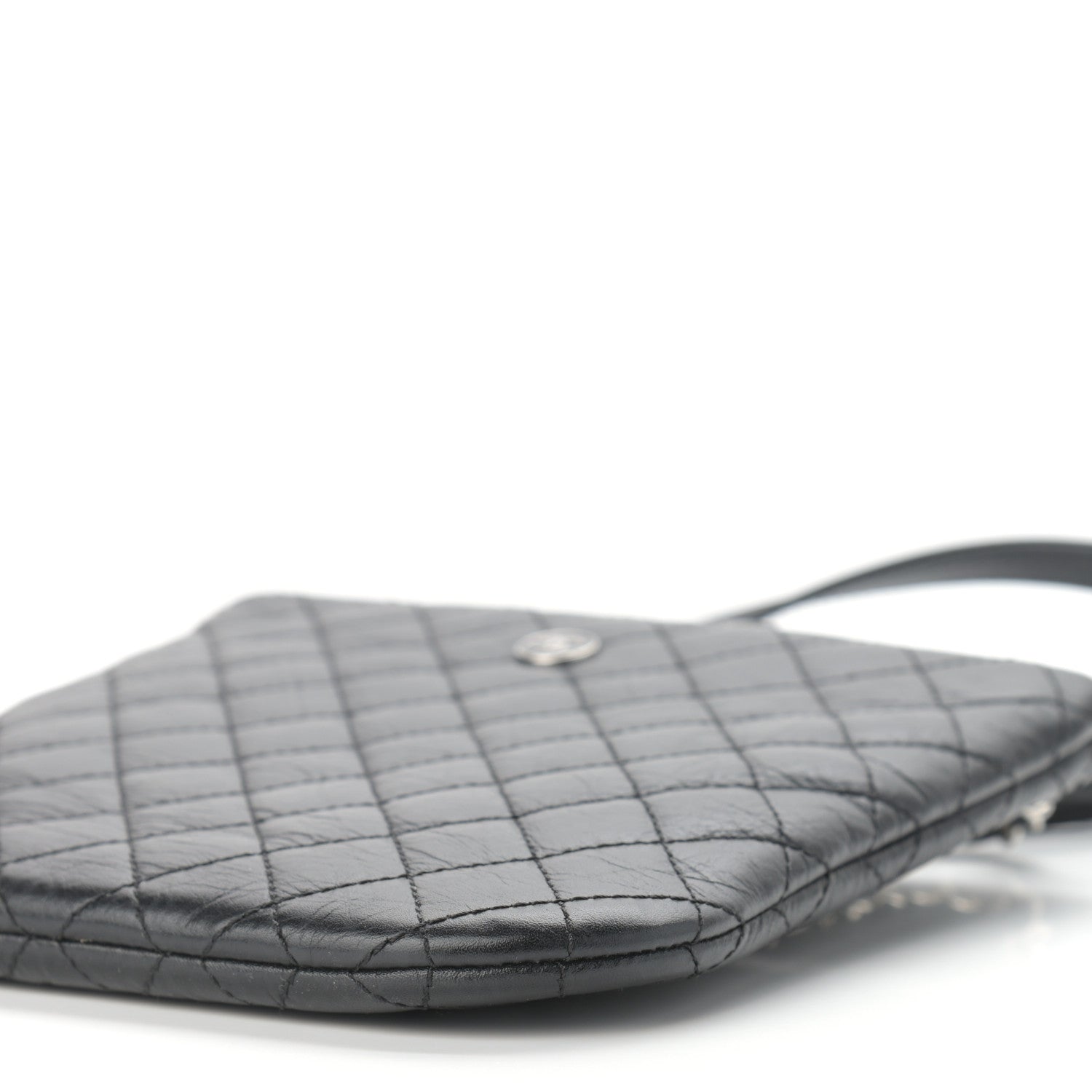 Chanel Aged Calfskin Quilted Crossbody Bag Black 12 of 12