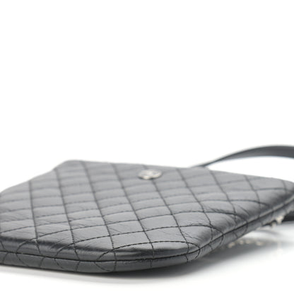 Chanel Aged Calfskin Quilted Crossbody Bag Black 12 of 12