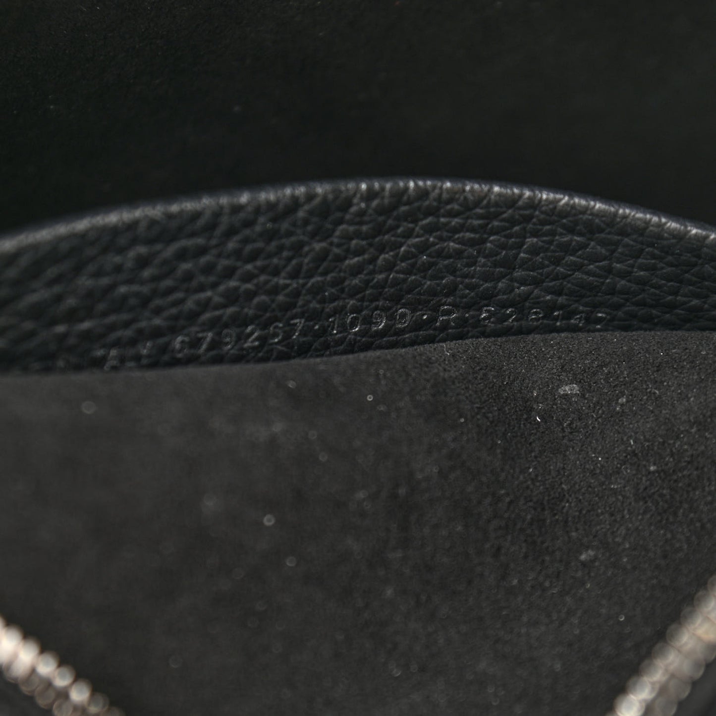 Calfskin Logo M Everyday Camera Bag Black