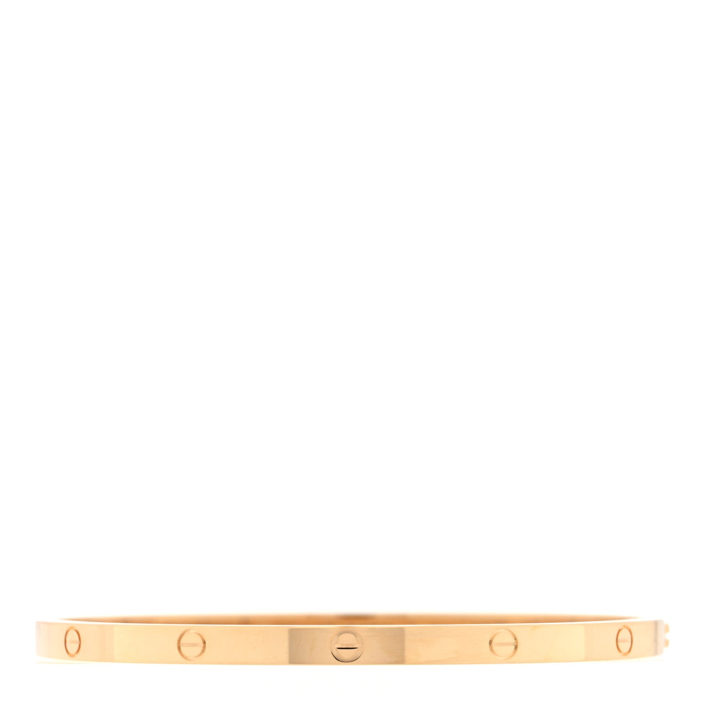18K Yellow Gold Small LOVE Bracelet 17