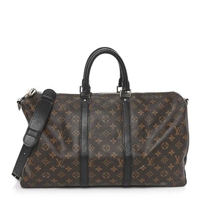 Louis Vuitton Monogram Macassar Keepall Bandouliere 45 1 of 10