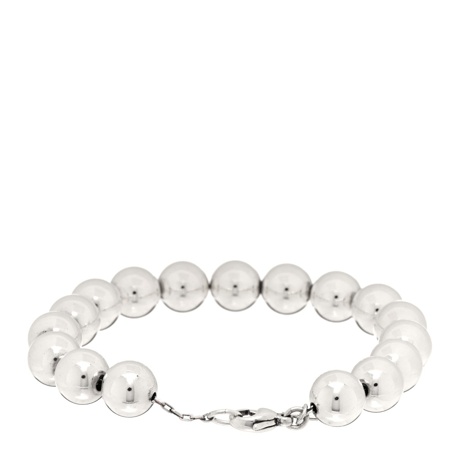 Tiffany Sterling Silver 10mm Hardwear Ball Bracelet 2 of 3