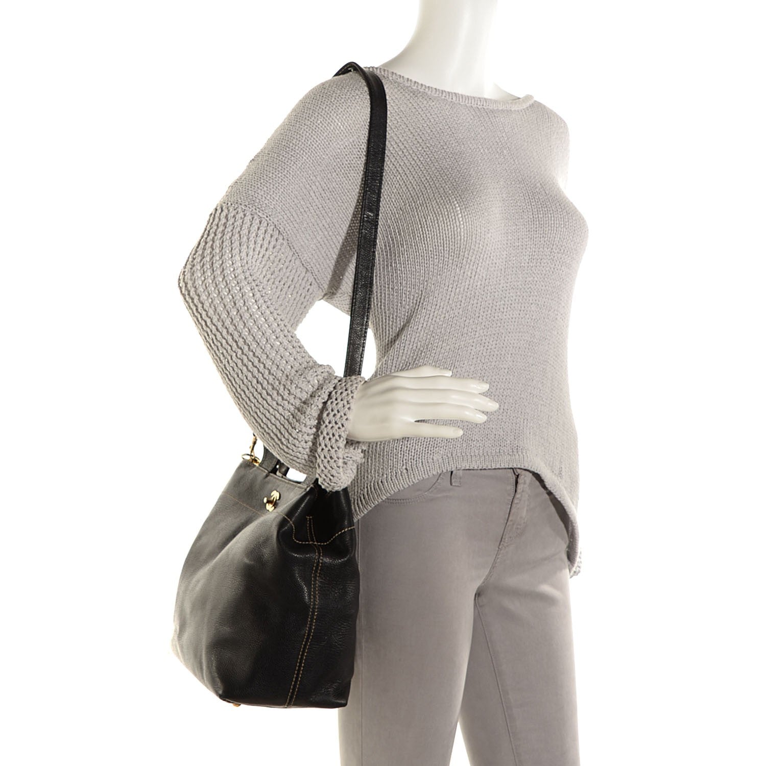 Chanel Caviar Shoulder Bag Black 2 of 8
