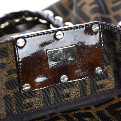Fendi Zucca Mia Tote Tobacco 7 of 7