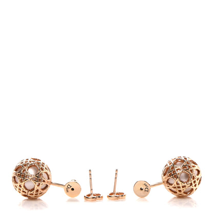 Christian Dior Pearl Secret Cannage Mise En Dior Tribales Earrings Gold 3 of 4