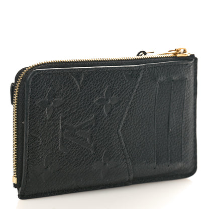 Louis Vuitton Empreinte Recto Verso Card Holder Black 3 of 9