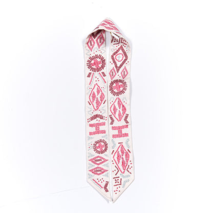 Hermes Silk Kelly En Perles Twilly Creme Framboise 5 of 5