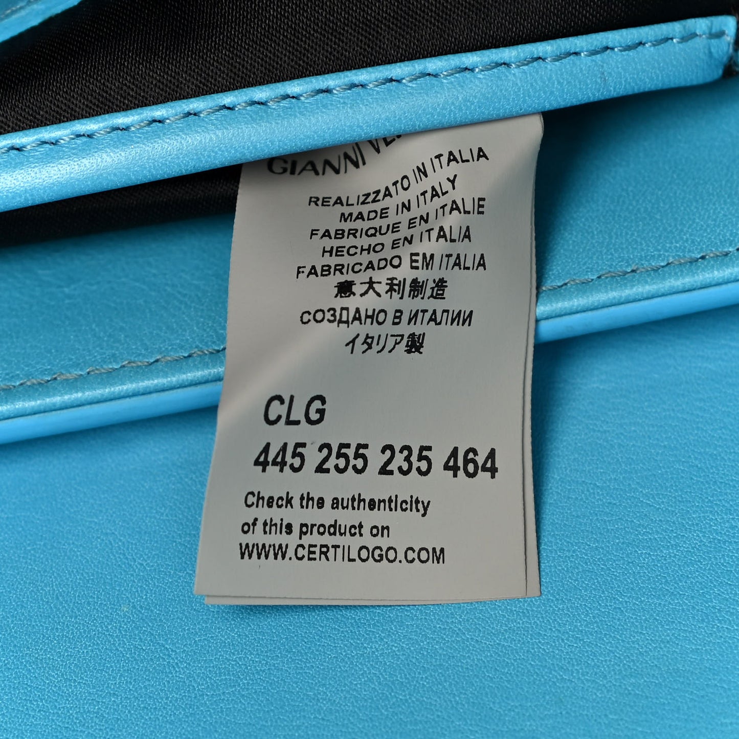 Calfskin Small Day Bag Blue