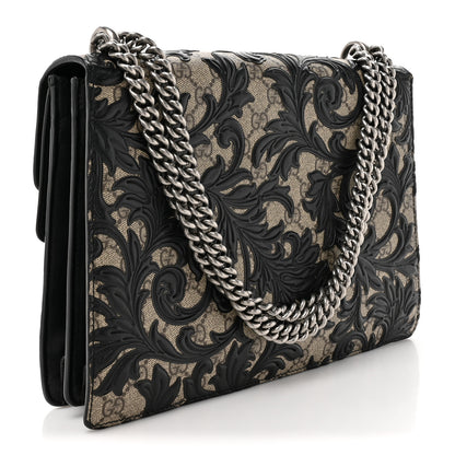Gucci GG Supreme Monogram Arabesque Medium Dionysus Shoulder Bag Black 3 of 12