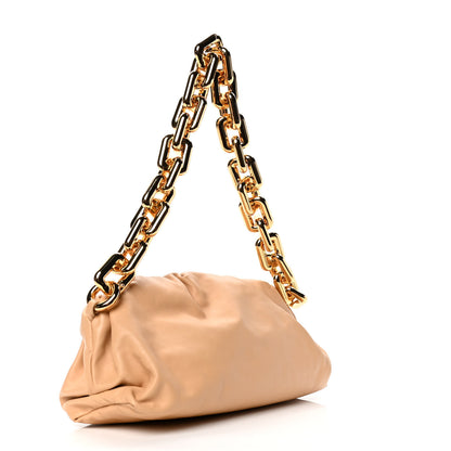 Bottega Veneta Calfskin The Pouch Chain Almond 2 of 5