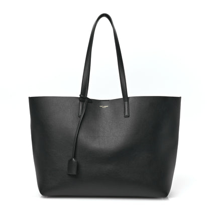Saint Laurent Calfskin Large Shopping Tote Black 1 of 11