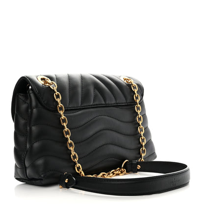 Louis Vuitton Calfskin LV New Wave Chain Bag Black 3 of 10