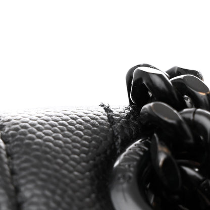 Saint Laurent Grain De Poudre Textured Mixed Matelasse Triquilt Medium Monogram Monochrome Satchel Black 12 of 13