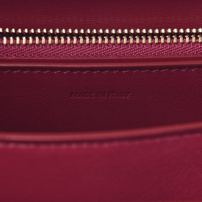 Celine Box Calfskin Medium Classic Box Flap Bag Raspberry 7 of 9