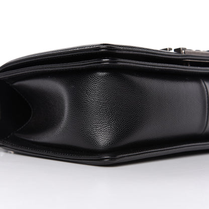 Chanel Caviar Quilted Medium Boy Flap Black 10 of 12