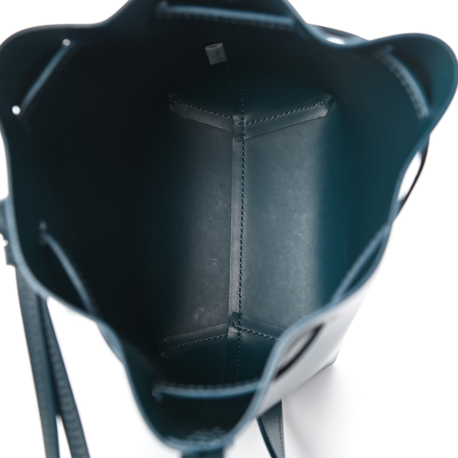 Mansur Gavriel Calfskin Mini Bucket Bag Blu 5 of 8