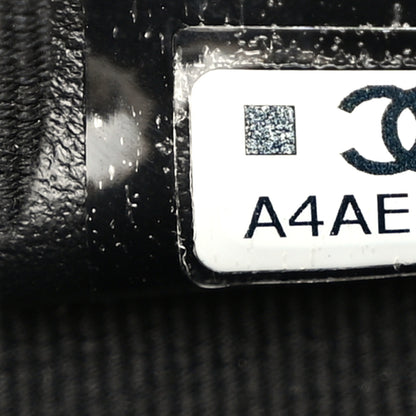 Chanel Patent Crumpled Lambskin Shiny Lambskin Quilted Maxi Bow Clutch With Chain Black Pink 7 of 11