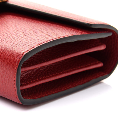 Gucci Calfskin Mini Dionysus Chain Wallet Hibiscus Red 9 of 10