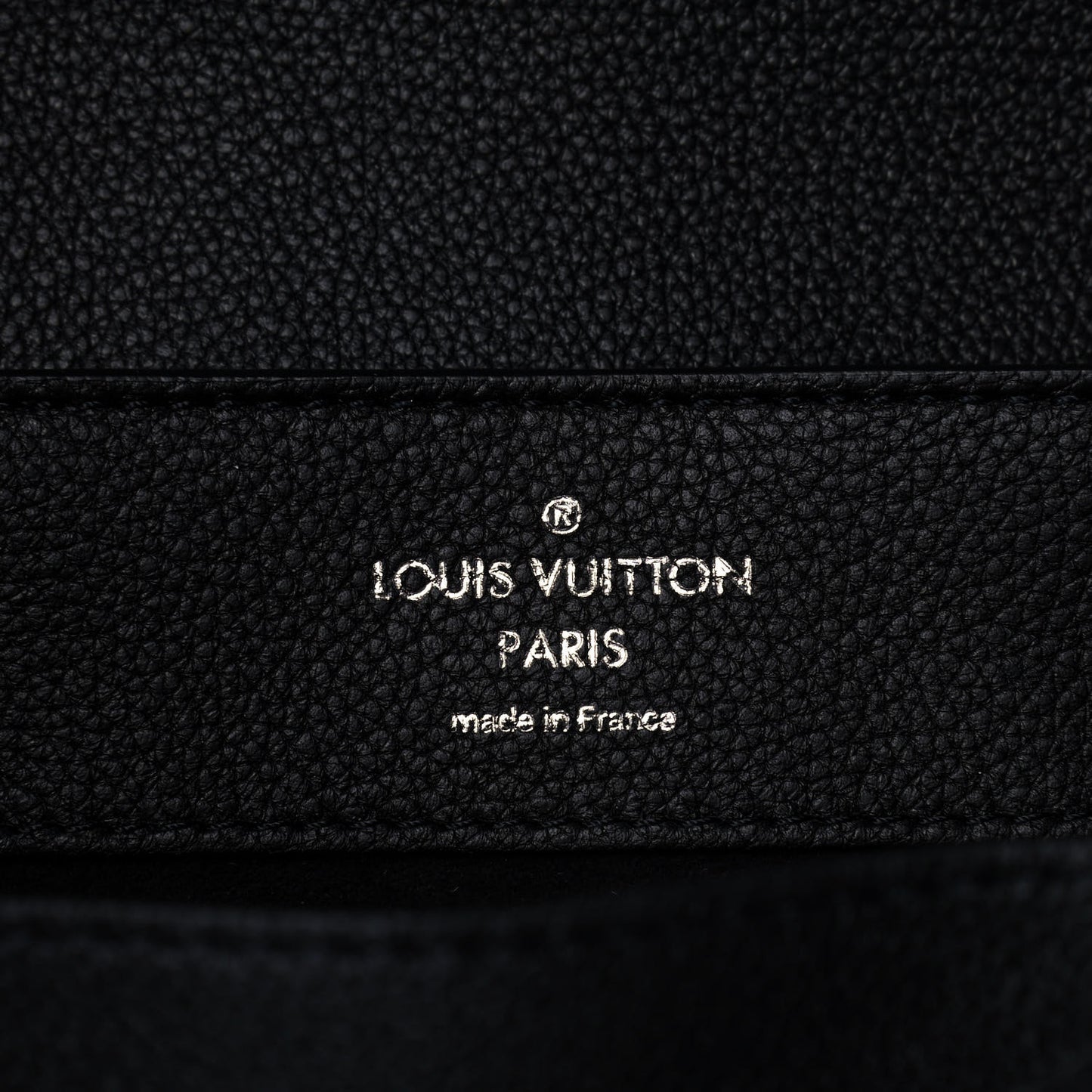 Calfskin Lockme Backpack Black
