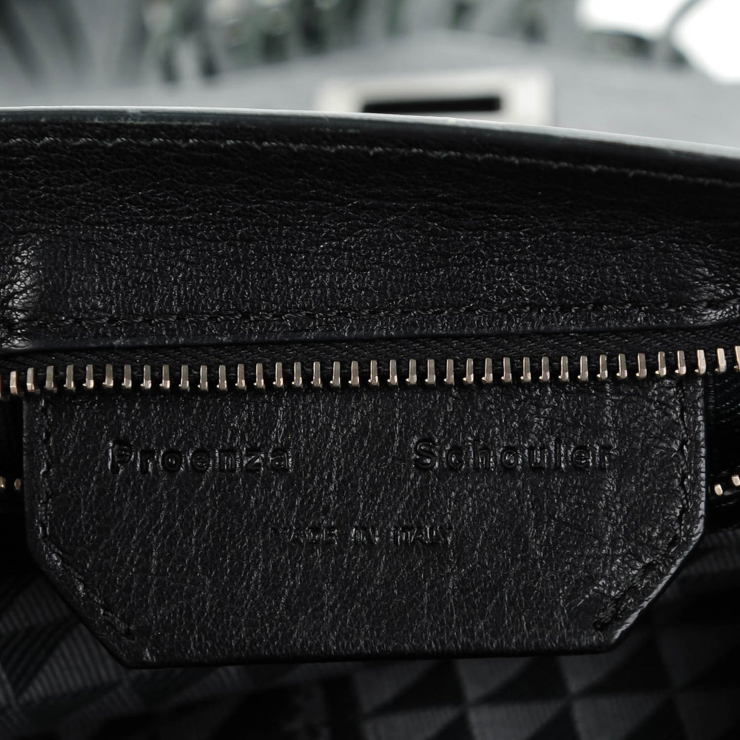 Lambskin Fringed PS1 Crossbody Pouch Black