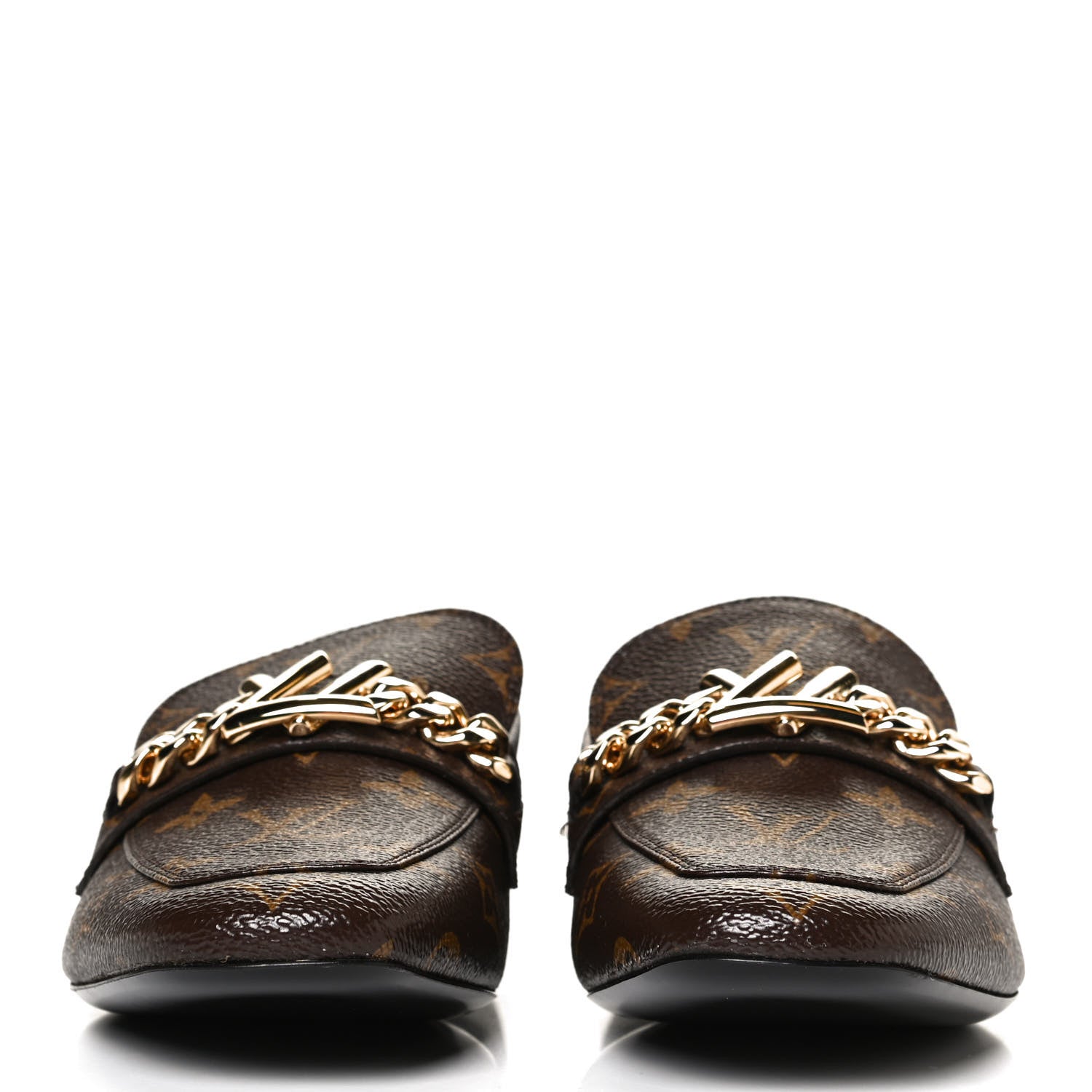Louis Vuitton Monogram Upper Case Flat Loafer 38 2 of 10