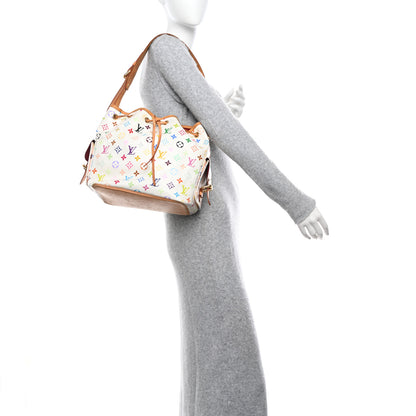 Louis Vuitton Monogram Multicolor Petit Noe White 2 of 17