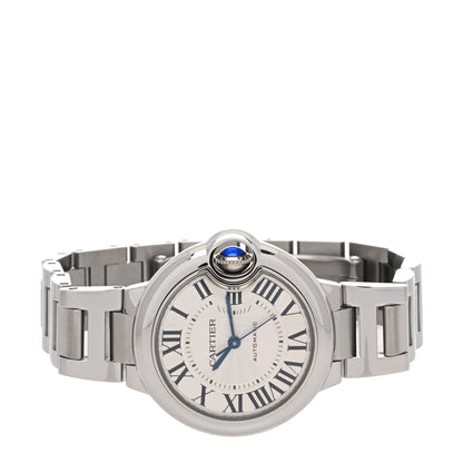 Cartier Stainless Steel 33mm Ballon Bleu De Cartier Automatic Watch 2 of 5