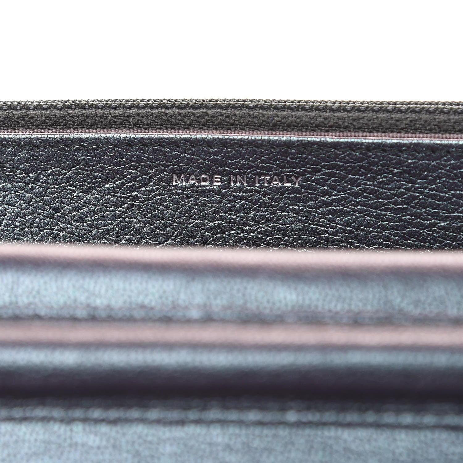 Chanel Iridescent Goatskin Quilted Wallet On Chain WOC Purple 7 of 13