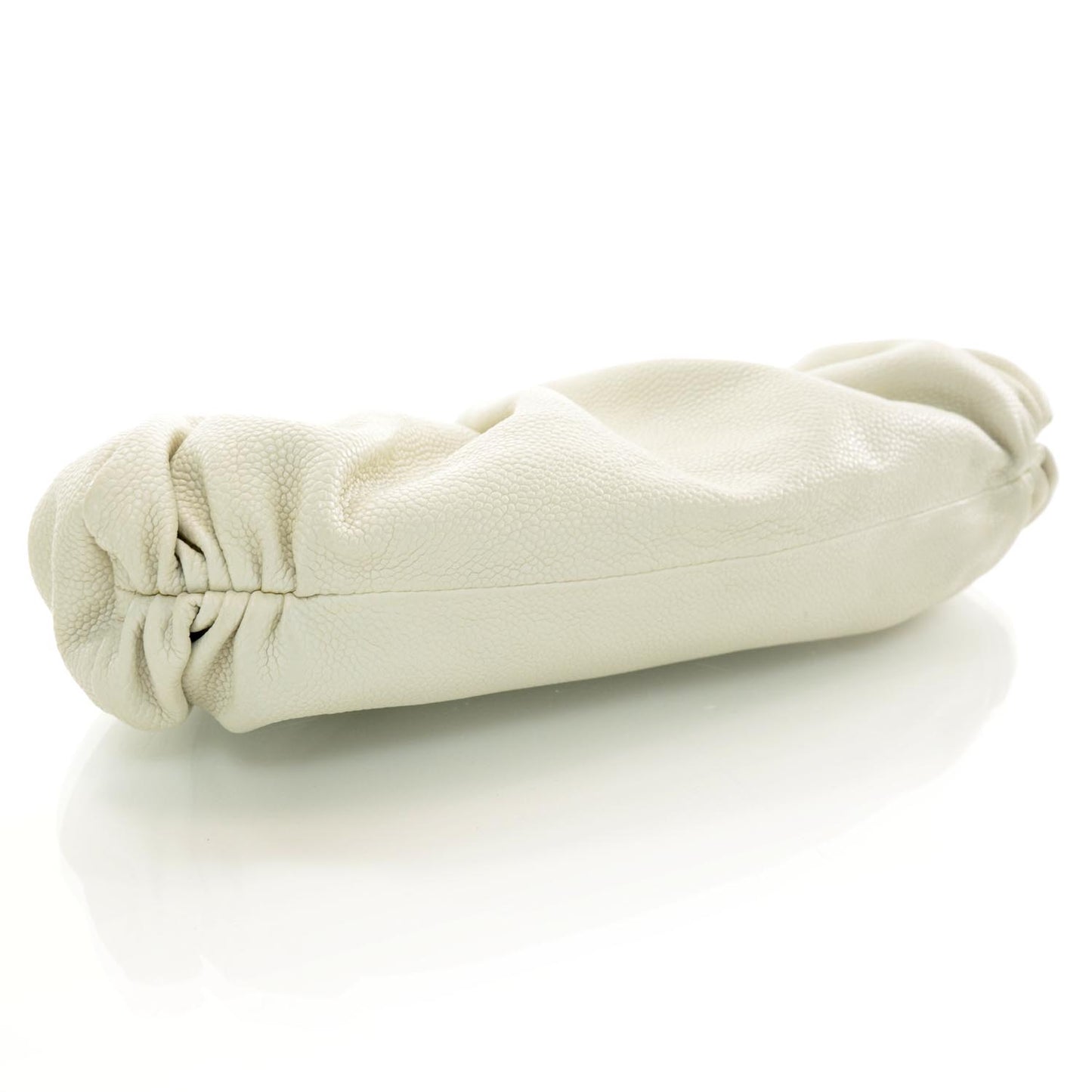 Caviar Pleated Clutch